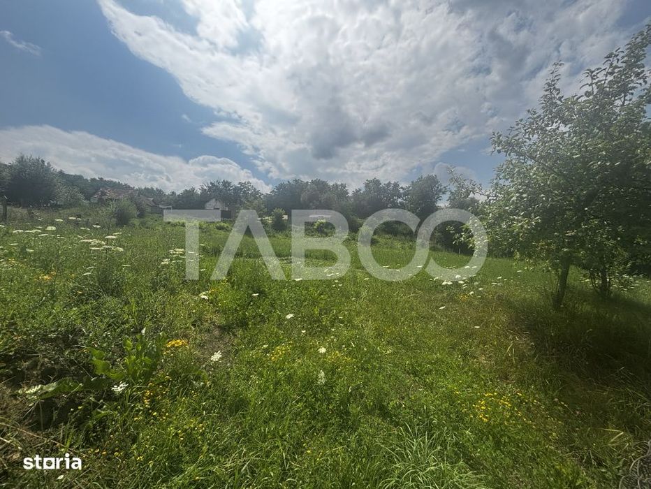 Teren de vanzare intravilan Slimnic Sibiu 860 mp zona deosebita