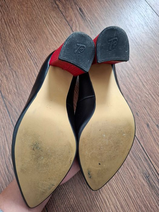 Pantofi negri piele, marimea 37