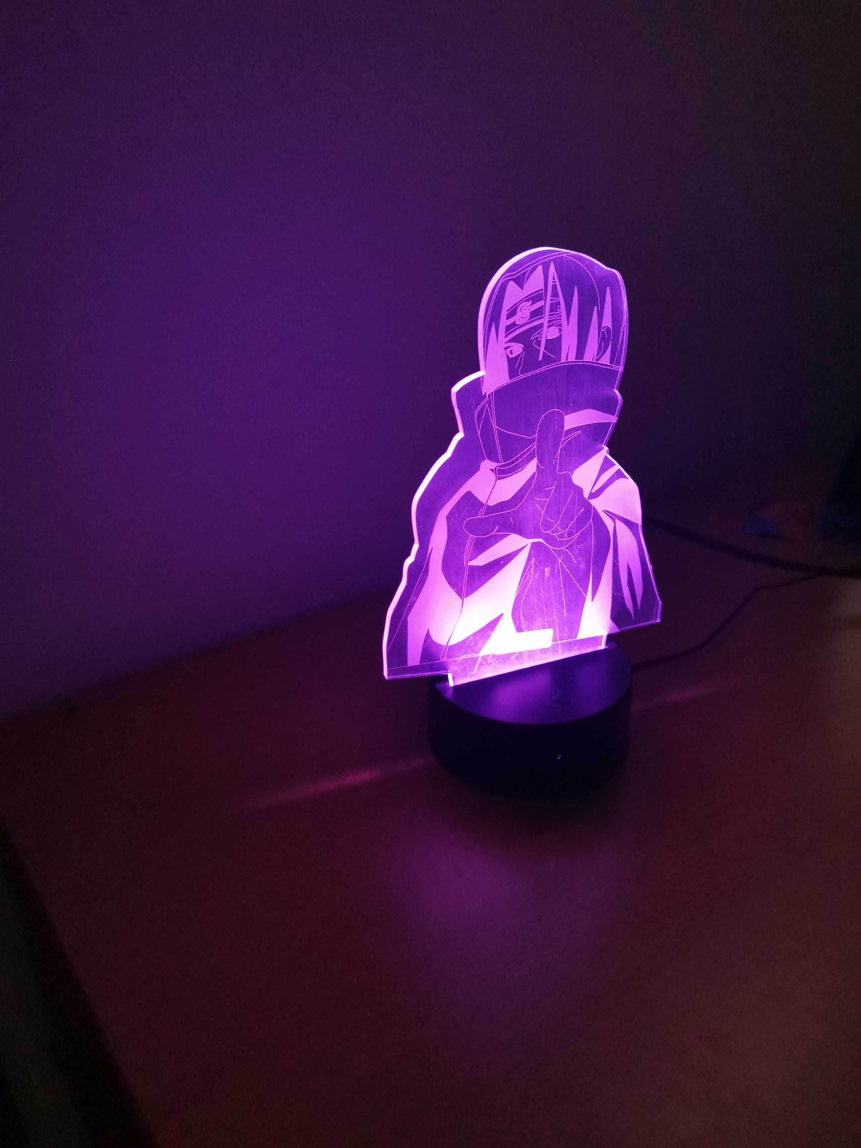 Lampă 3D LED Itachi Uchiha: Anime în Propria Ta Casă?