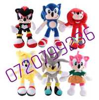 Set 6 mascote SONIC ,cca 20 cm,NOU