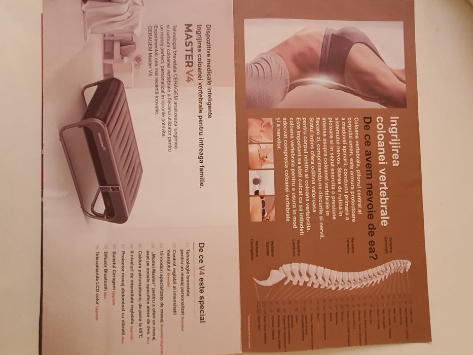 Dispozitiv medical de termomasaj încă în garanție