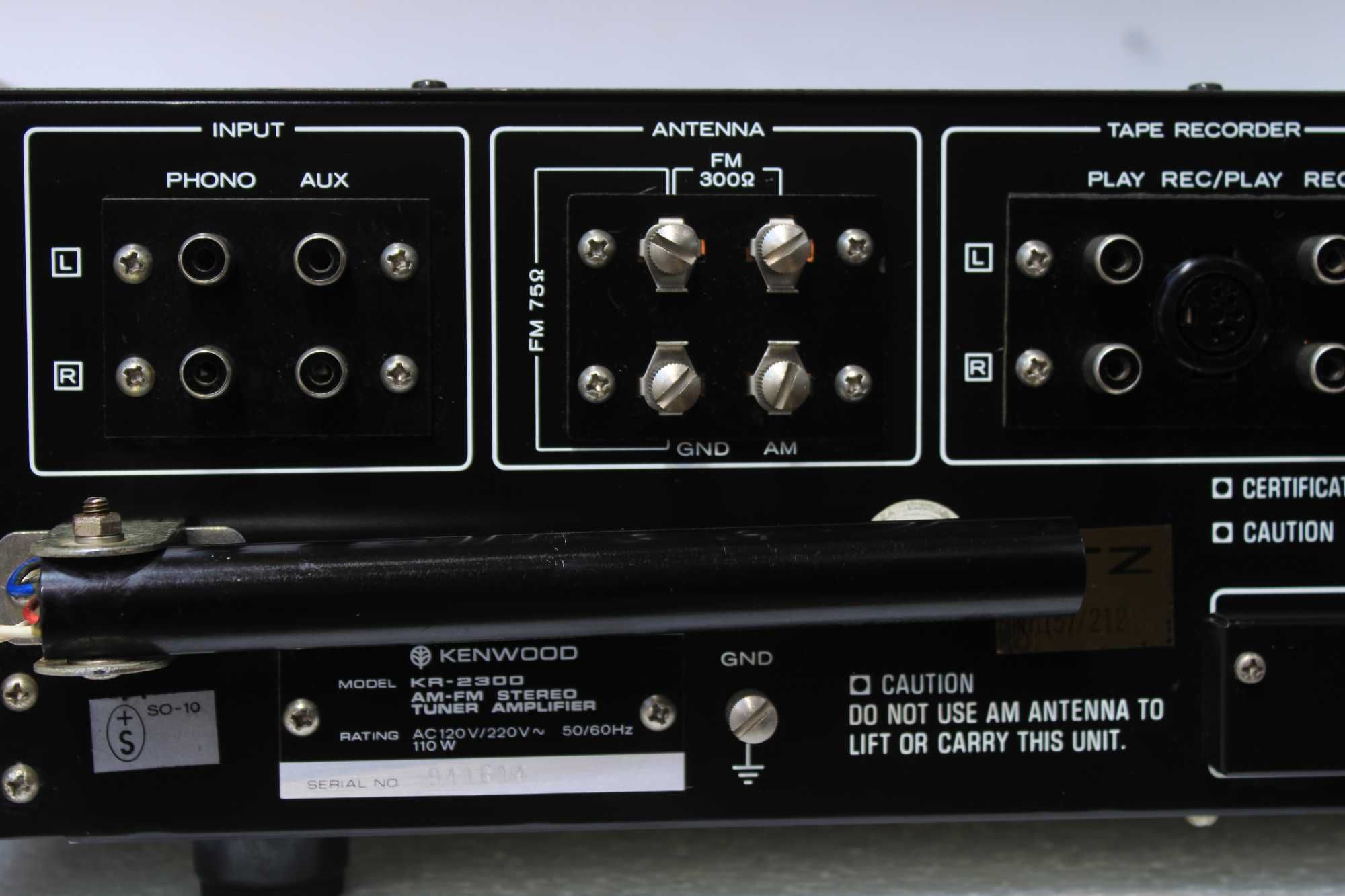 Statie/Tuner Kenwood 2 x 14W(Japonia 1973).