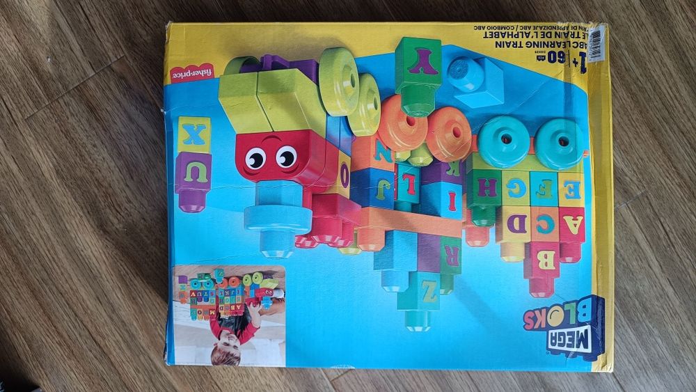 Mega Bloks trenulețul cu litere