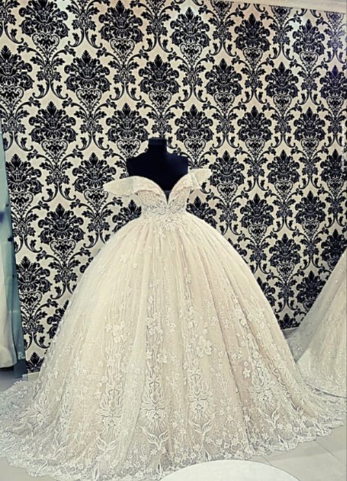 Rochie mireasa corset S-M-L impecabila