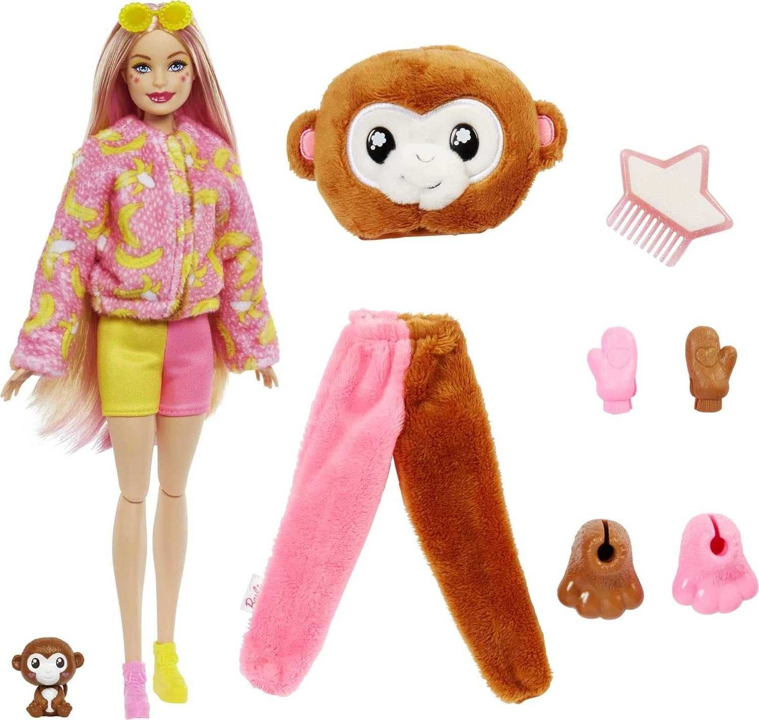 Barbie Plush Monkey costume, меняет цвет. США