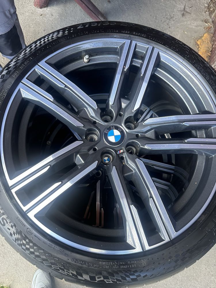 Jante originale BMW R19 M packet G30 in 2 latimi cauciucuri ca Noi