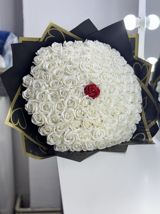 Buchete trandafiri sapun