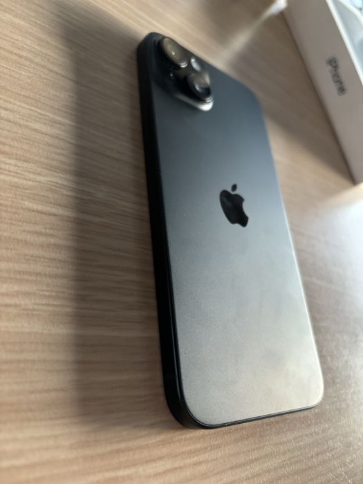 Iphone 15 Plus negru 128gb liber de retea impecabil