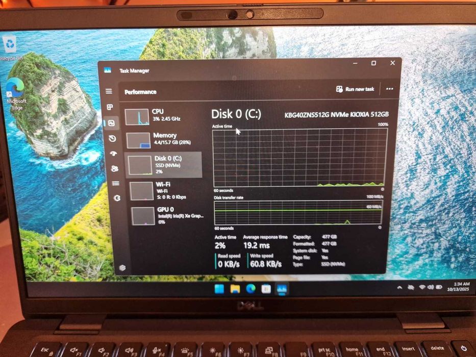 Laptop Dell Latitude 7420 i5 11th gen 16 GB RAM 512 SSD NVMe