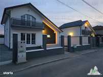 Vila moderna individuala pe stil Venetian cu 4 camere ,2 bai ,Living o