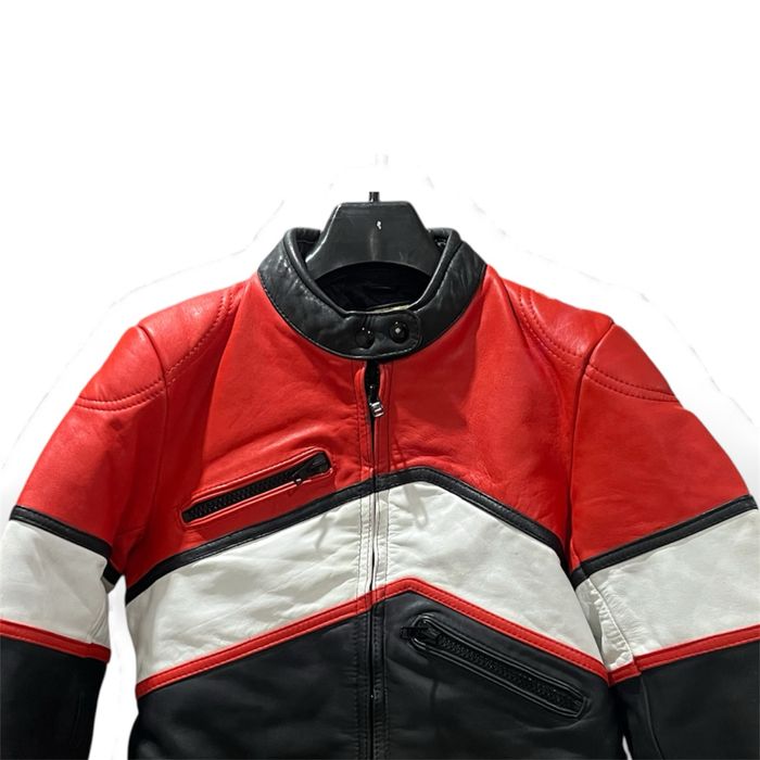 Дамско кожено мото яке номер 40