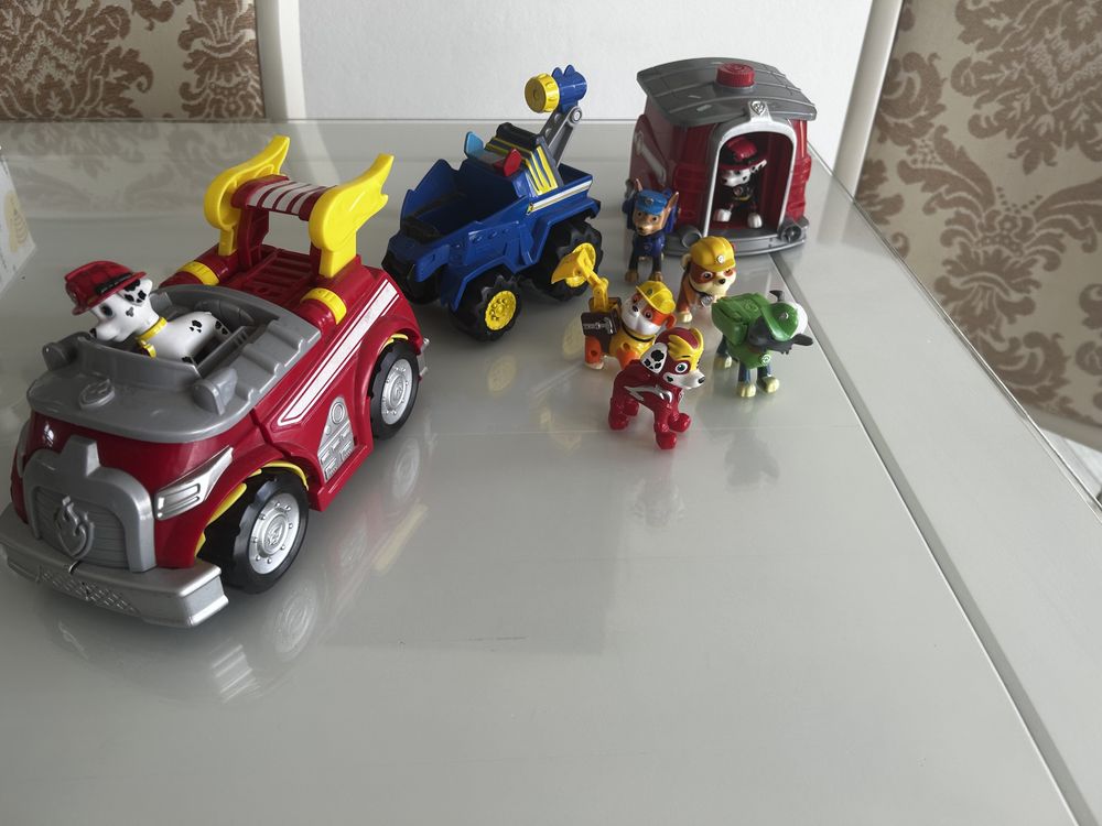 PawPatrol masina, cusca si figurine