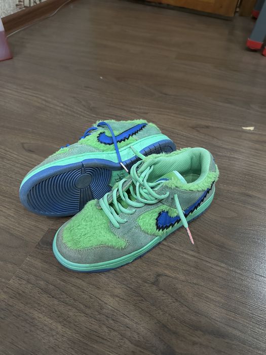 Ограниченная коллекция Nike SB Dunk Low «Grateful Dead Bears Green»
