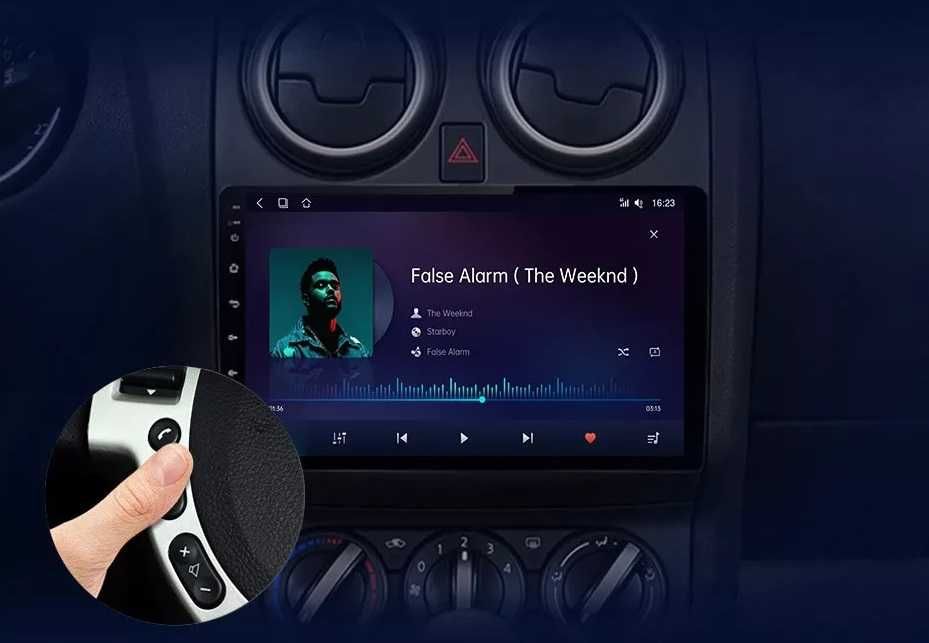 Navigatie Android Dedicata Nissan Qashqai J10 (2007-2013), BT, Carplay