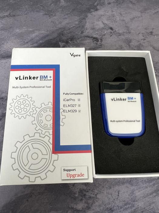 Чисто Ново! Vgate vLinker BM ELM327 Bluetooth 4.0