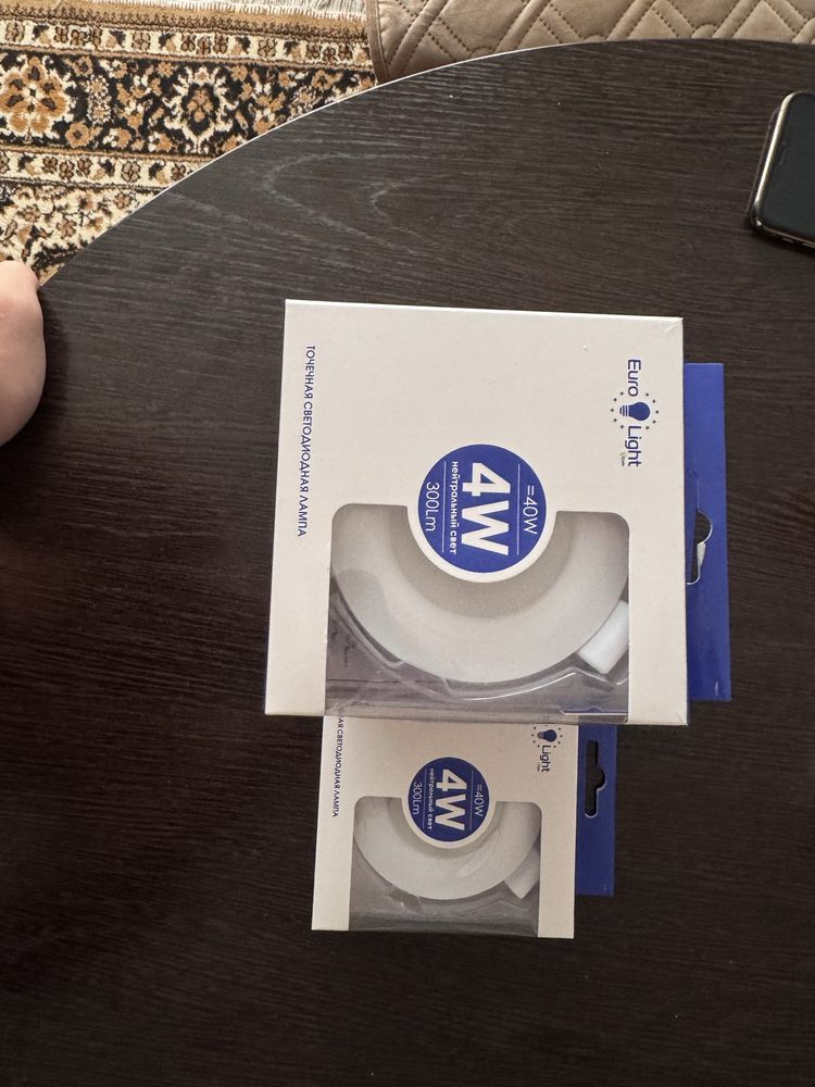 4w споты 5 штук новые запечатанные