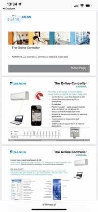 Дайкин Онлайн контролер за климатици/ online controller DAIKIN