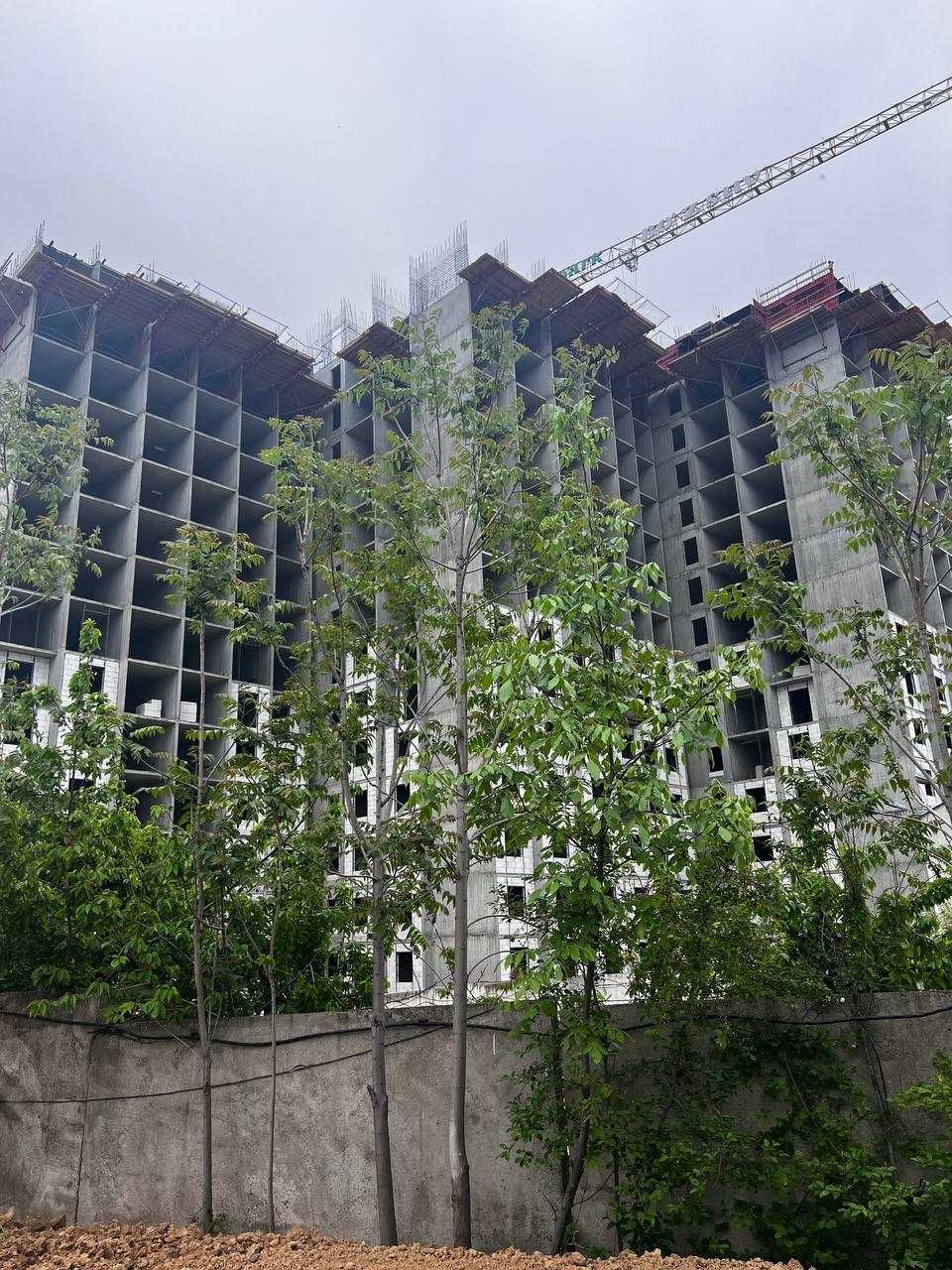 1-комнатные квартиры в строящемся ЖК на Юнусабаде сдаем под ключ (GBK)