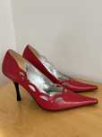 Pantofi stiletto din piele cu vârf ascuțit 39