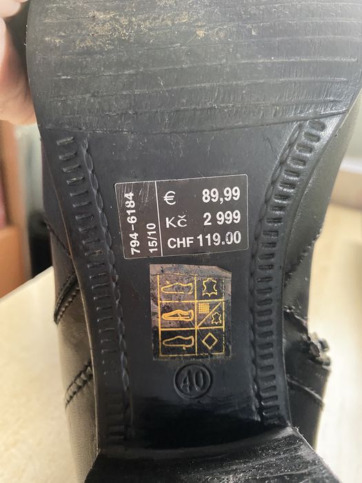 Vând cizme piele, mărime 40