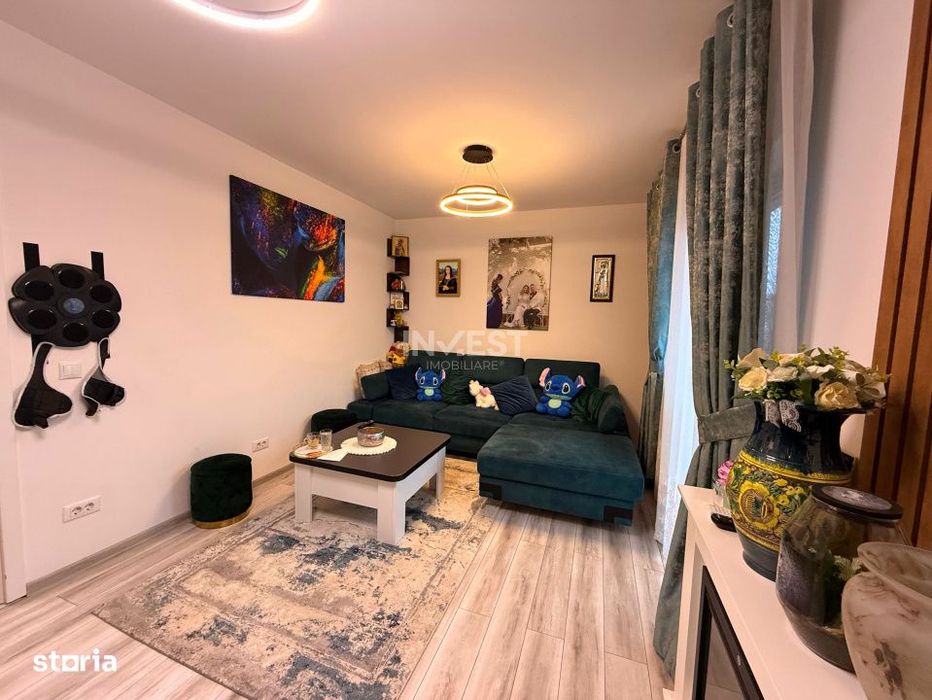 *Bloc nou* Apartament mobilat & utilat *2 camere - decomandat*