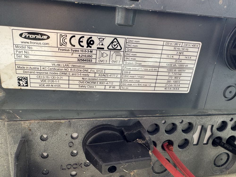 ИНВЕРТОР  FRONIUS SYMO 10 kw+контролер трифазен