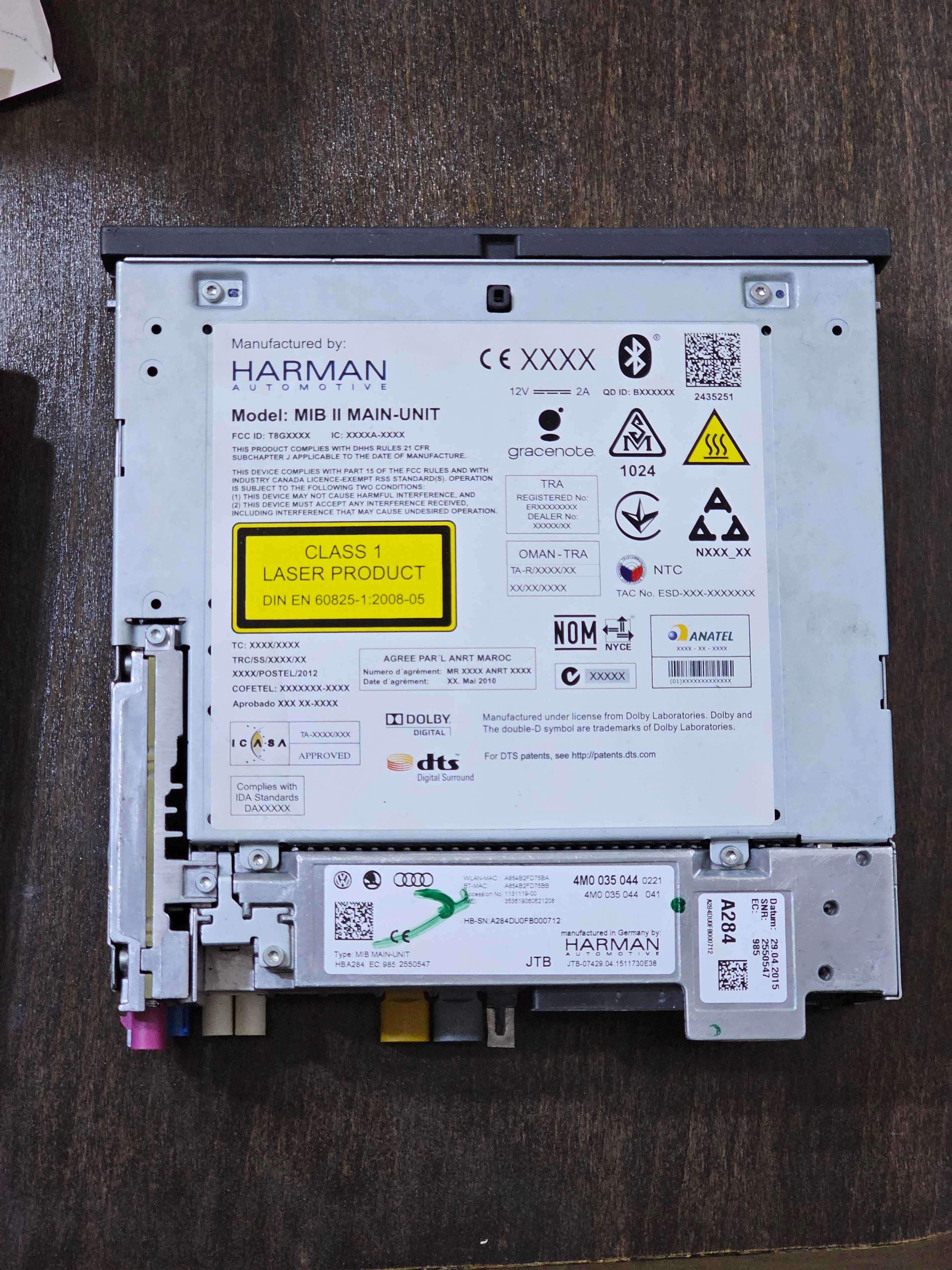 AUDI Q7 4M Modul MMI модул 4M0 035 044
