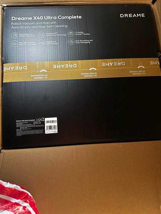 Robot de aspirare cu mop Dreame X40Ultra RLX63CE, mop rotativ, statie