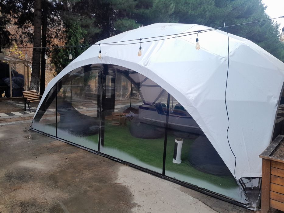 Банер тент устоновка навеслари билан.Baner tent salafan ornatamiz.