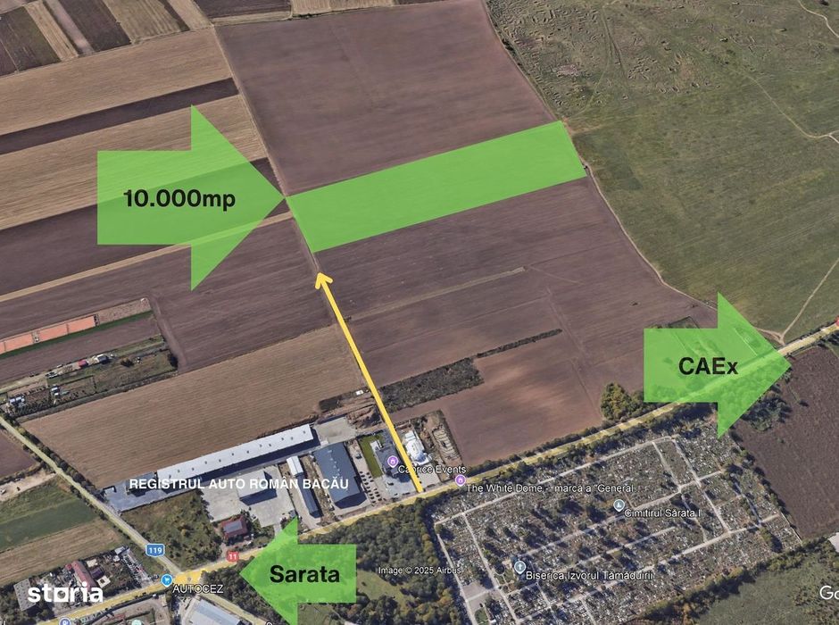 Teren 10,000mp Bacau / Strada Alexandru Safran