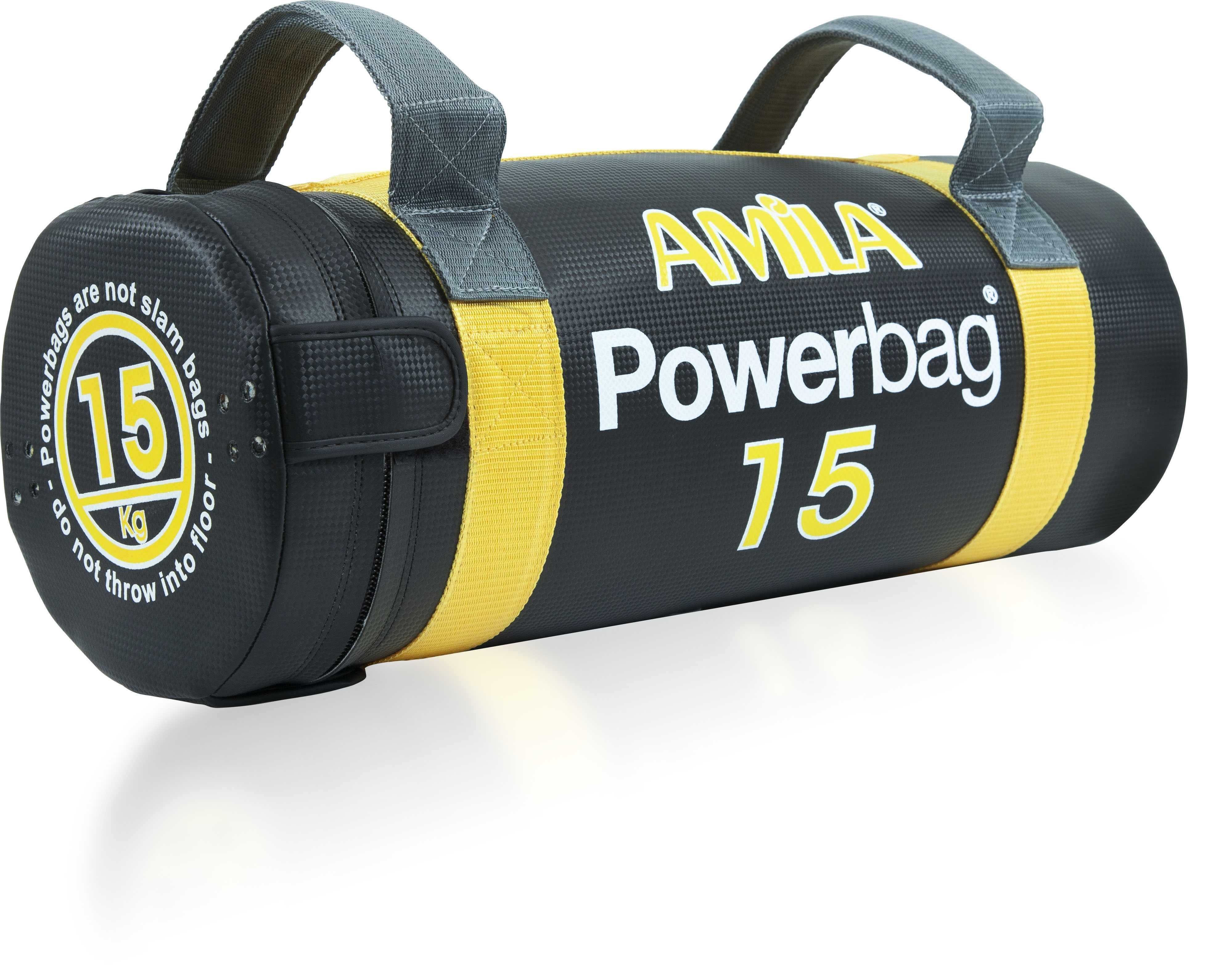 Фитнес Торба Power Bag Amila 15 кг, Кросфит Чанта, Цилиндрични Торби
