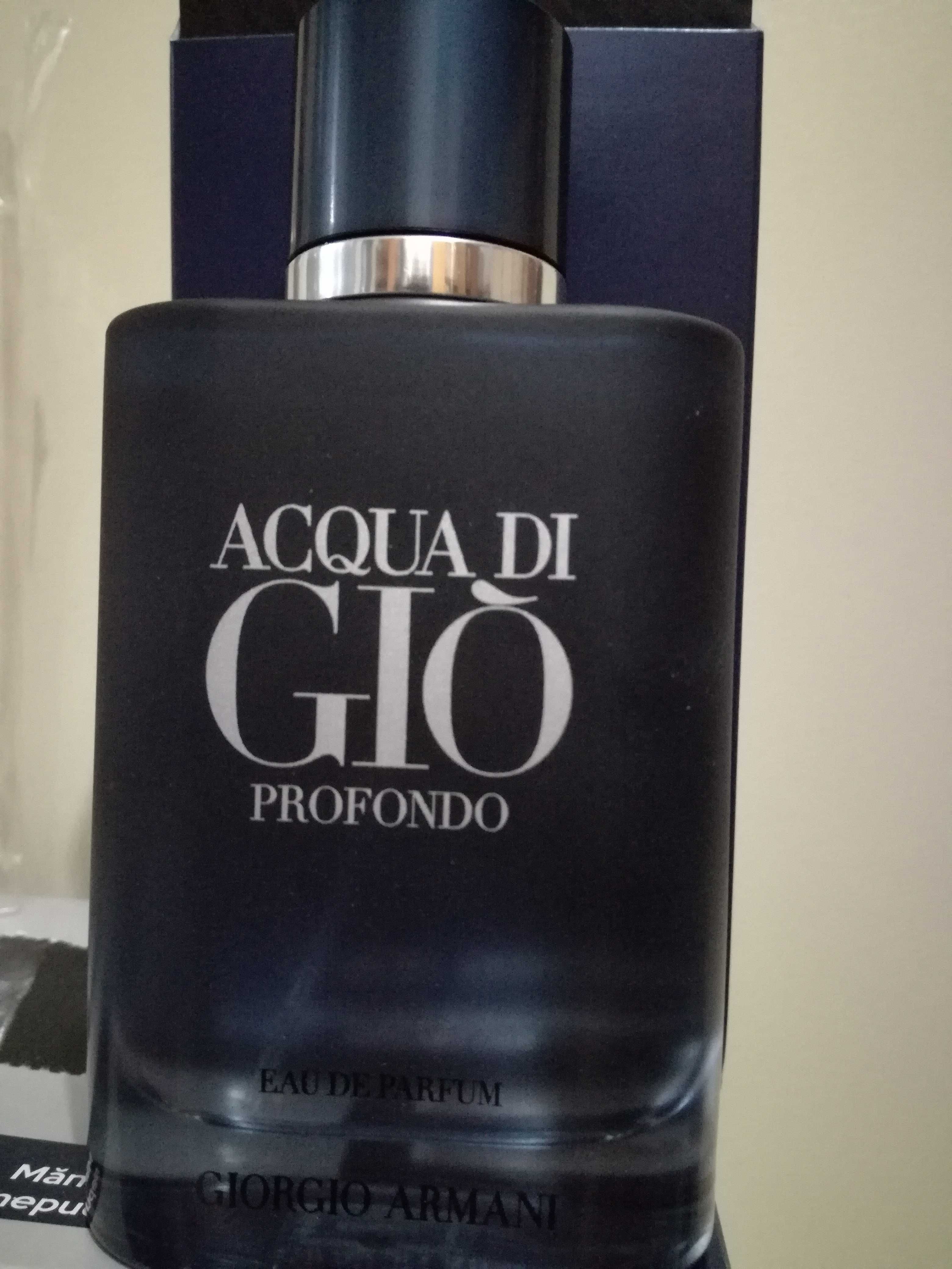 Acqua Di Gio Profondo Eau de Parfum 100ml noua sticla2024 reincarcabil