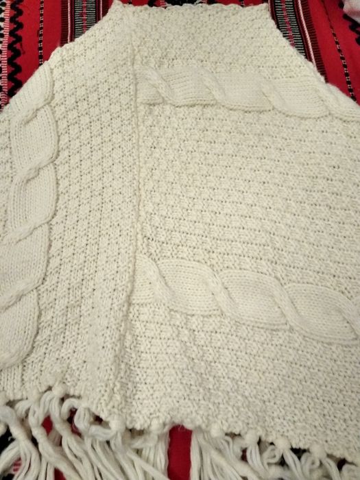 Poncho capa cardigan tricotat elegant nou