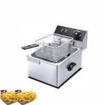 Friteuză electrică  din inox, 8 litri cu manere laterale,Noua