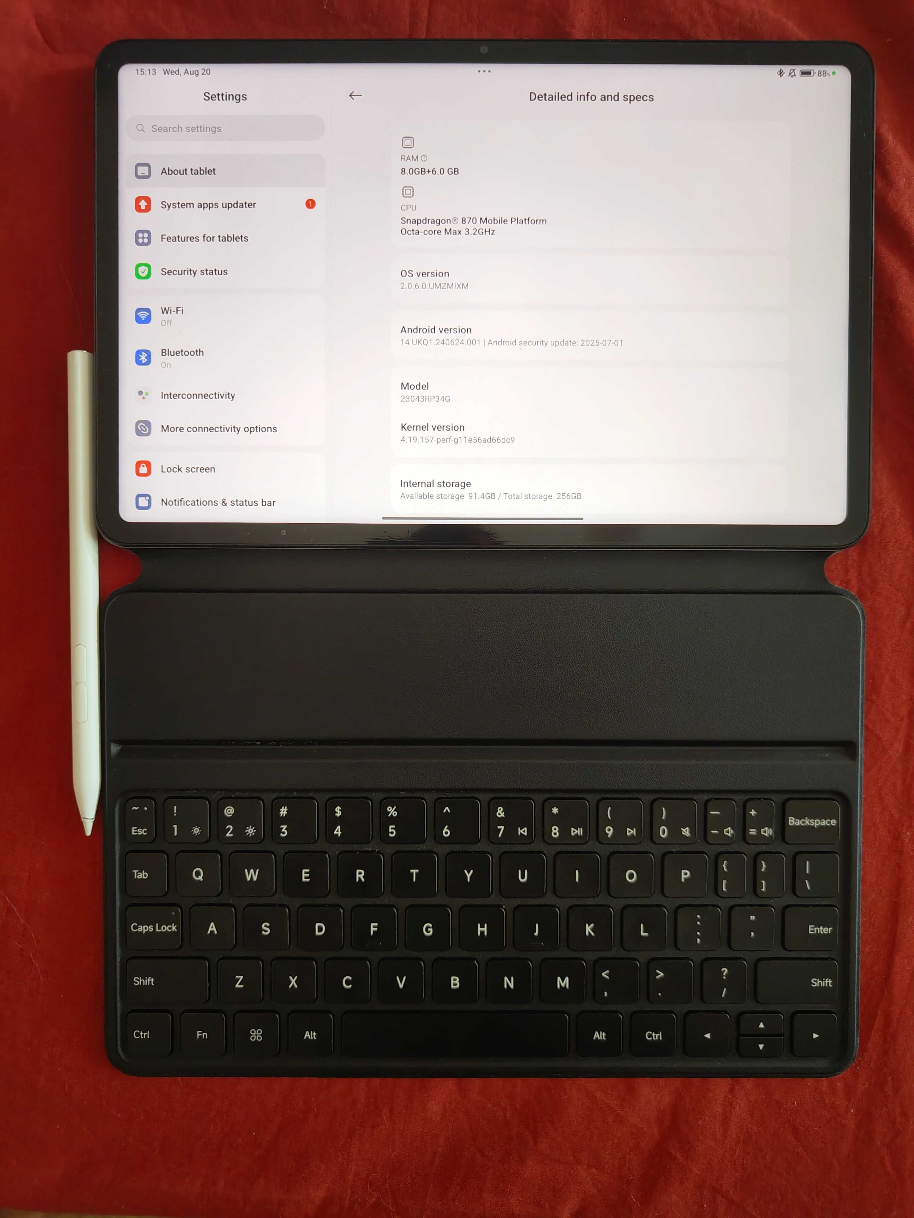 Xiaomi Pad 6  8/256 + Xiaomi Pad 6 Keyboard + Xiaomi Smart Pen 2