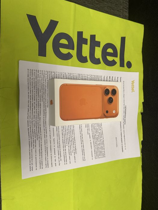 ЗАПЕЧАТАН 256GB iPhone 17 Pro Yettel Гаранция 2028г. Orange