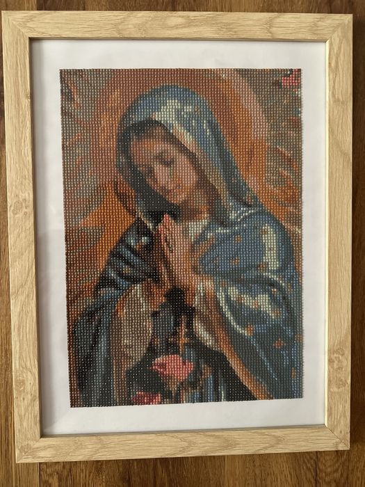 Tablou Icoana Maica Domnului - Diamond painting