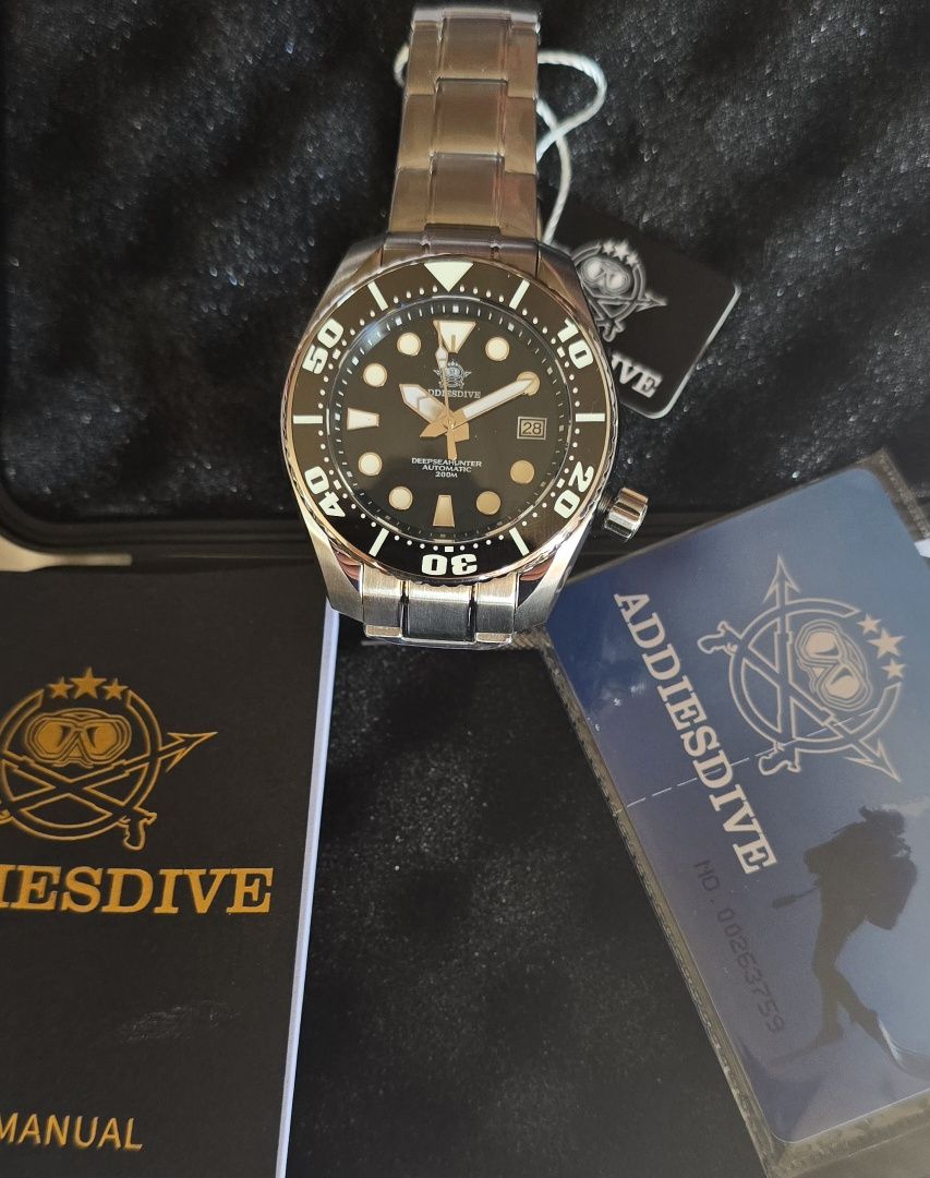Seiko diver 200 m nh35a super lume bgw9 /tuna/homage Addiesdive