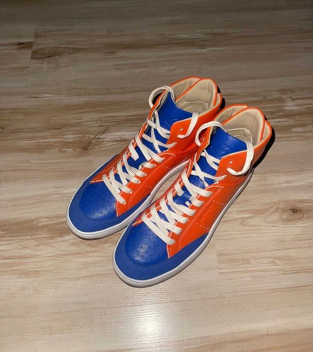 Ghete Superdry originale, noi - marimea 39, albastru/portocaliu