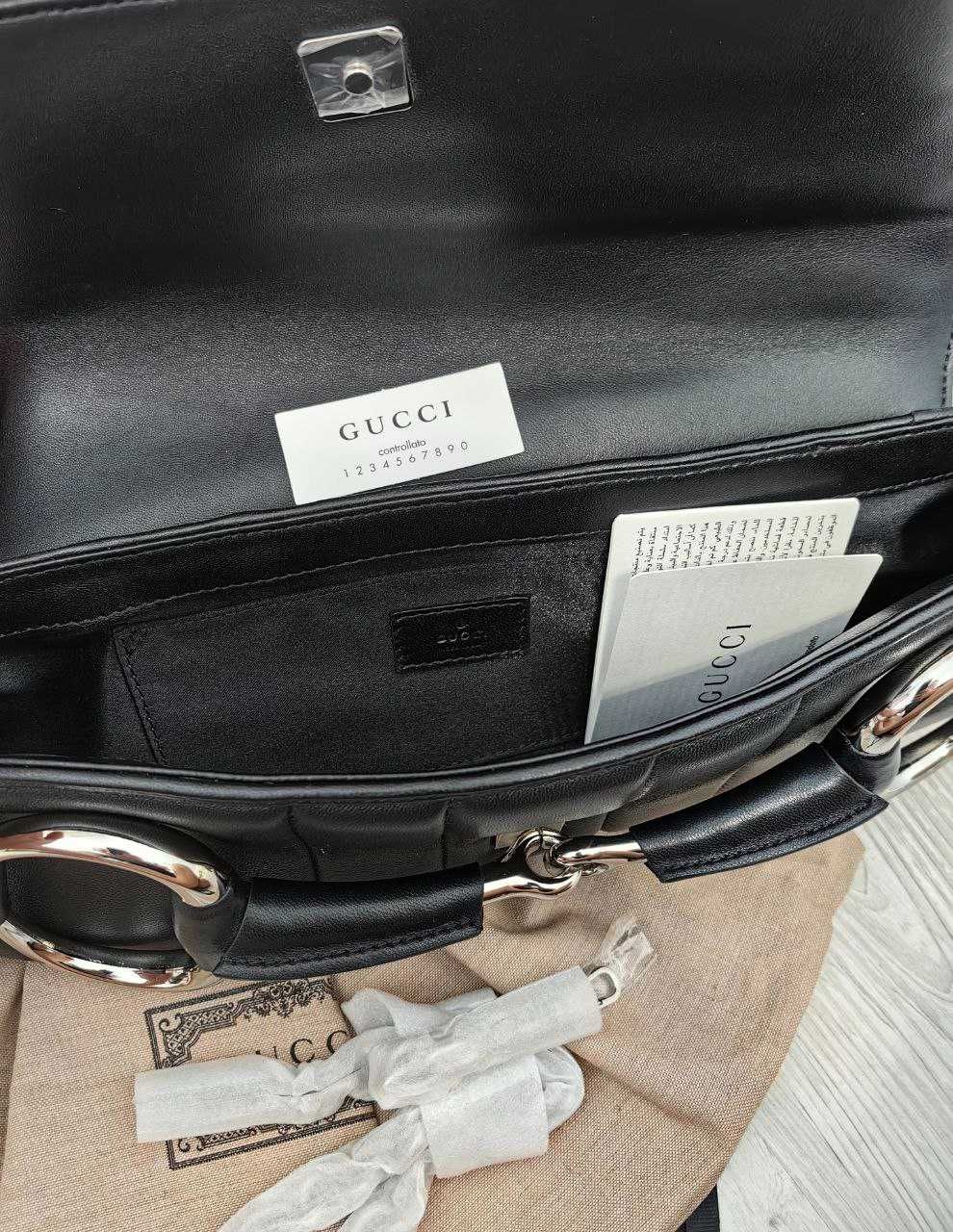 Дамска Чанта GUCCI HORSEBIT Chain Small SHOULDER BAG 100% Leather