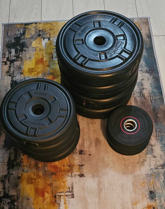 Bancă multifuncțională FitTronic B300 + Set Halteră & Gantere 40 kg