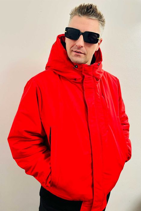 Зимно яке  Born Rich London Mens Emarnos Jacket Red.