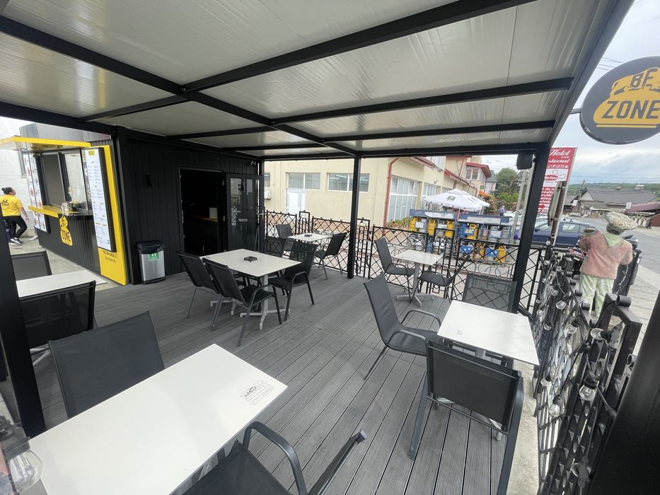 Vand container fast-food + terasa cu sau fara afacere la cheie!