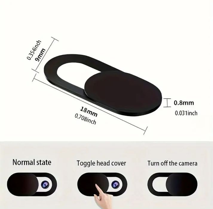 Protectie camera telefon laptop tableta calculator pc (webcam cover)