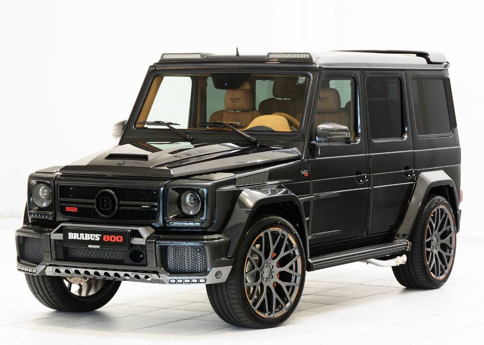 Карбон спойлер + Лед светлини BRABUS Mercedes G / ОРИГИНАЛ