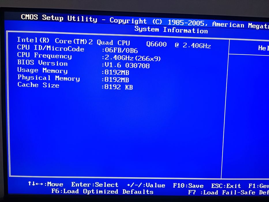 Kit Retro intel Q6600 8Gb  & MSI P6N SLI Platinium