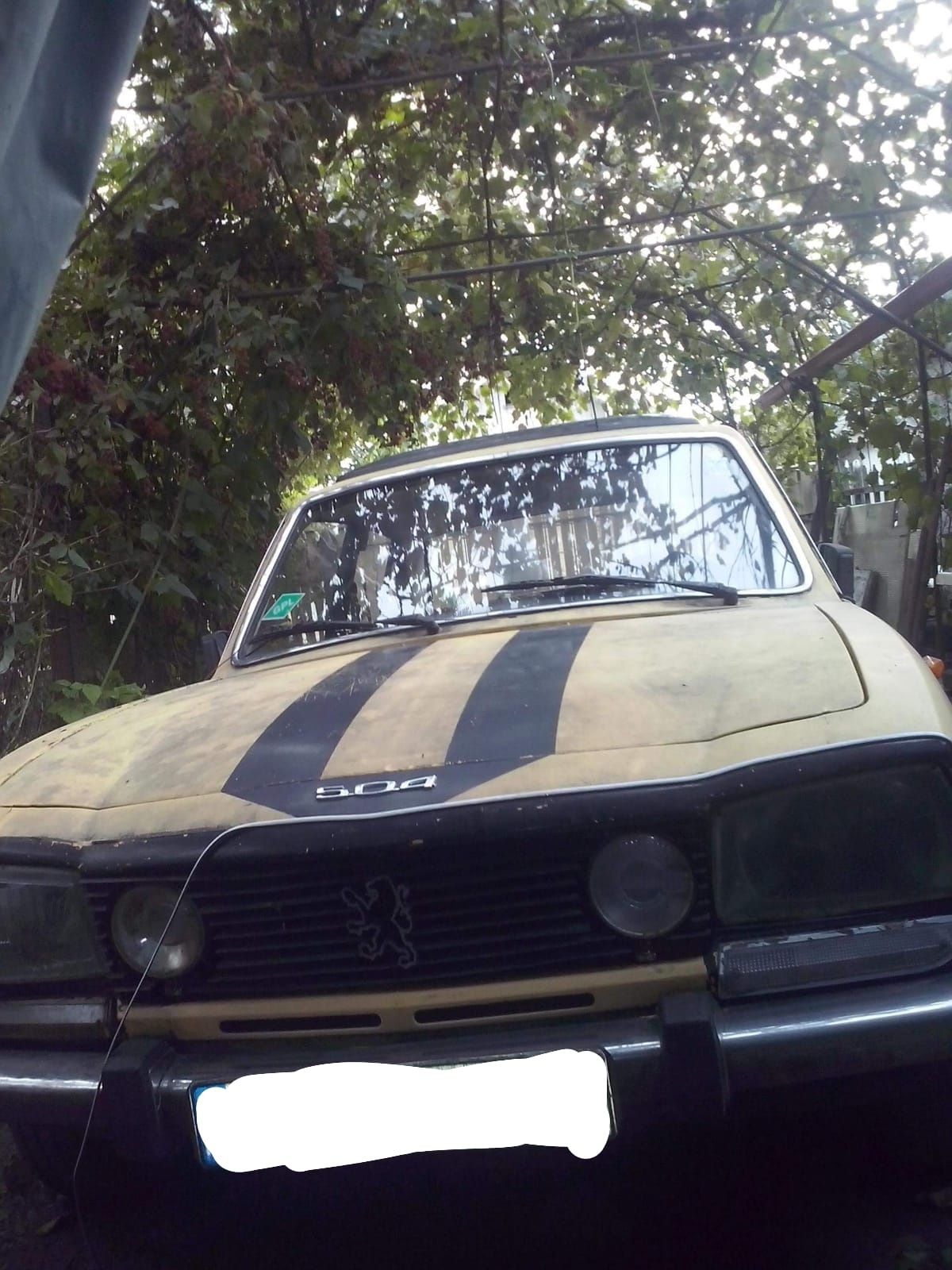Peugeot 504 GL din 1978 mașină de epocă (colecție)