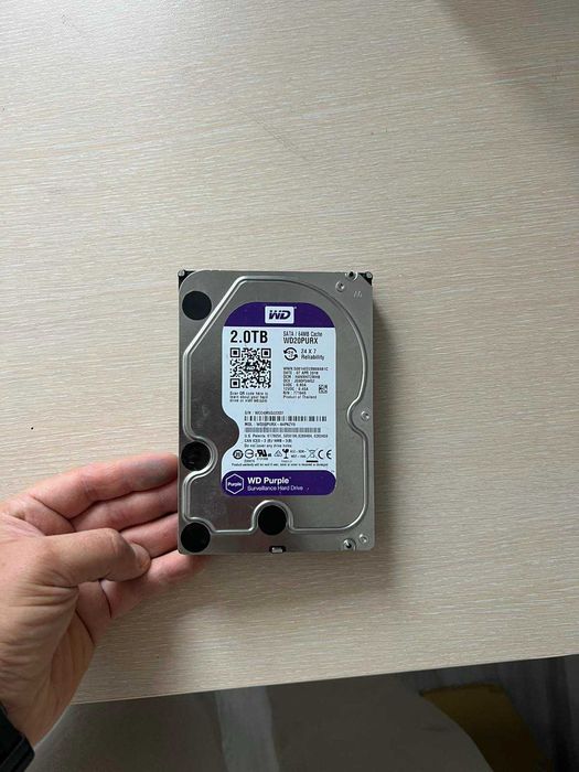 Твърд диск HDD 2TB WD Purple WD20PURX