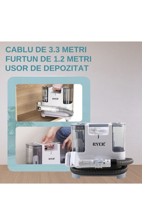 Aspirator Profesional Ryer Carpet Cleaner Injectie-Extractie