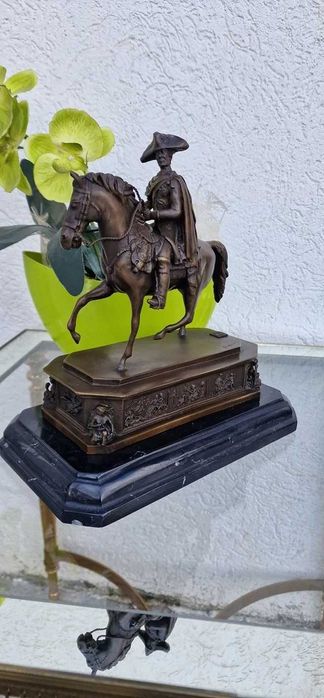 Statueta bronz,Napoleon calare.